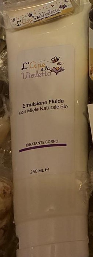 Emulsione fluida idratante corpo con miele naturale bio da 250 ml